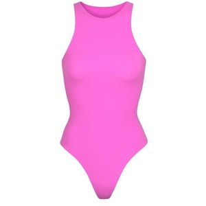 SKIMS Fits Everybody Neon Orchid Bodysuit